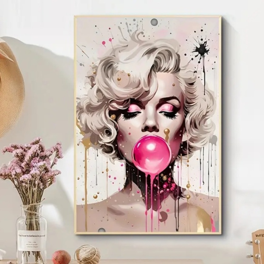 Marilyn Monroe Pop Canvas Print Wall Art